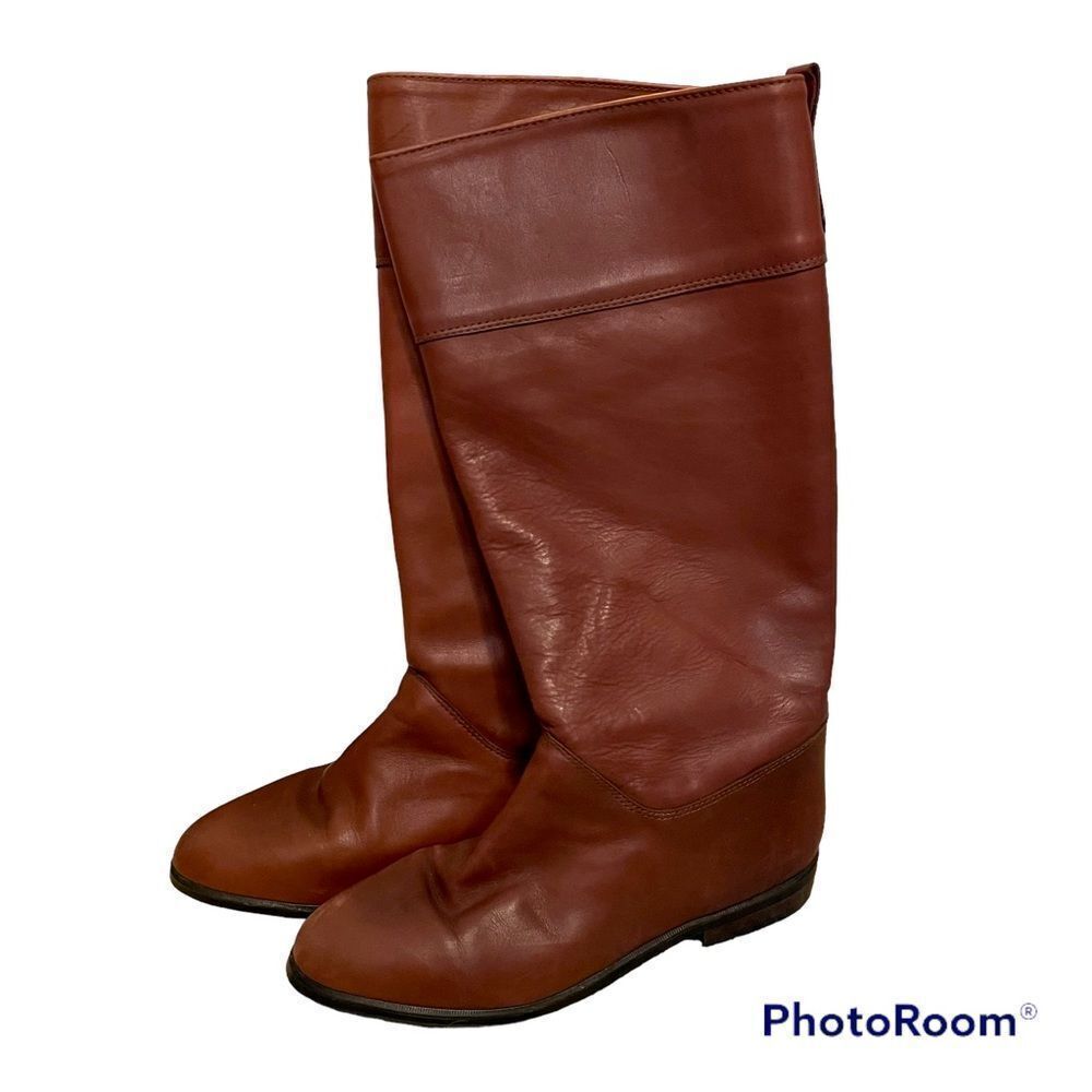 Eddie Bauer vintage leather riding boots